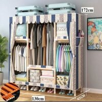 Tủ vải khung gỗ 1m3 khung gỗ cỡ lớn ( không chọn mầu)