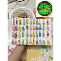 [Tự xé]-Set 100 túi mù nhân phẩm mẫu Chai nước ps có PHÁT SÁNG