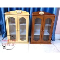 Tủ y tế [100% GỖ THÔNG TỰ NHIÊN] tủ thuốc treo gia đình
