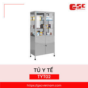 Tủ Y Tế inox TYT02
