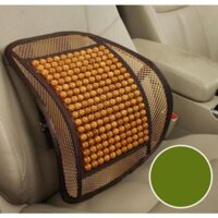 Tựa Lưng Hạt Gỗ Chống Mỏi cho Ghế Xe Ô Tô, Ghế Văn Phòng - Sự Thư Giãn Trên Mọi Hành Trình