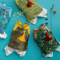 [TUA RUA NGẪU NHIÊN] Áo Dài Tết Cho Chó Mèo Bộ Sưu Tập Phú Quý 2025, Áo Tết Chó Thời Trang Cao Cấp Hiha Pets VTT2