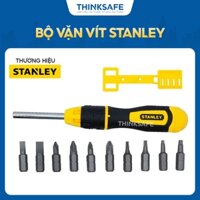 Tua vít đa năng Stanley 68-010 Tô vít tự động, có đảo chiều, gồm 10 mũi bắn vít, chất liệu thép chống gỉ - Thinksafe