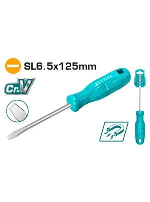 Tua vít dẹp 6x125mm Total THTDC2156