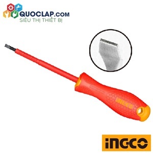 Tua vít dẹp cách điện Ingco HISD814100