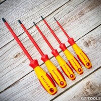 Tua Vít Knipex Mũi PH0_PH1_PH2 / Mũi Dẹp 2.5 - 6.5mm Cách Điện 1000Volt_G7 Tools Hà Nội