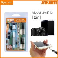 Tua Vít Sửa Chữa 10in1 Jakemy JM8143 Chuyên Sửa Đồ Điện Tử Gia Dụng Chất Liệu Hợp Kim CRV6150 Siêu Cứng ngochanshop