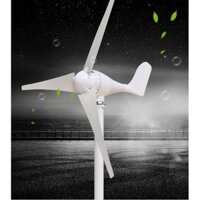 Tuabin Gió 500W Trục Ngang, Máy Phát Điện , Điện gió Cho Gia Đình