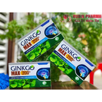 Tuần hoàn não Ginkgo Max 200 (Hộp 5 vỉ x 10 viên)