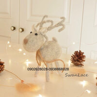 Tuần lộc nỉ trang trí Noel , phụ kiện chụp hình