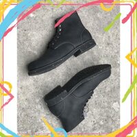 tuan00002 Giày cao cổ nam da bò Beckman Boots Black tuan00002