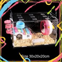 tuan00002 Lồng Mika, Lồng Mica đầy đủ phụ kiện tuan00002