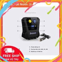 tuan00007 Máy bơm lốp oto, xe hơi điện tử MICHELIN chính hãng 4399ML 12264 cao cấp - Nhập khẩu xịn tuan00007