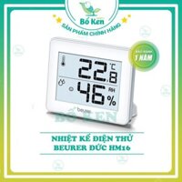 tuan0022 Nhiệt Ẩm Kế Điện Tử BEURER MODEL HM16 [Hàng Chính Hãng - Thương Hiệu ĐỨC] tuan0022