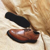 tuan0041 Giày công sở nam da bò derby wingtip tuan0041