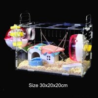 tuan060 Lồng Mika, Lồng Mica đầy đủ phụ kiện tuan060