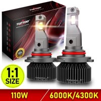 Tuffoo M5 【 Kích thước 1: 1 】 2 CÁI 9005 / HB3 | 9006 / HB4 | 9012 / HIR2 Bóng Đèn Pha LED Ô Tô Cho Vios / Montero Canbus Cắm Và Chạy - 6000K Trắng / 4300K Trắng Ấm