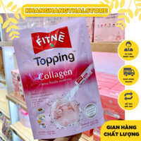 Túi 10 gói bột fitne topping collagen thái lan