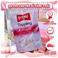 Túi 10 gói bột fitne topping collagen thái lan .