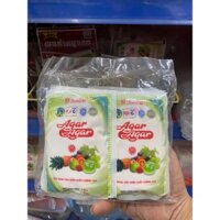Túi 10 gói Bột thạch giòn Agar Hoàng Yến chính hãng nhà máy(Gói 25g)