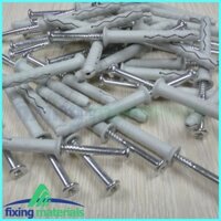 Túi 100 cái tắc kê nhựa cao cấp Friulsider TSS 8x60 (SX tại Ý, kèm theo vít thép mạ kẽm, dùng búa đóng vào)