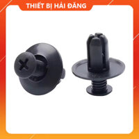 Túi 100 chốt nhựa ô tô 8x19mm, Chốt nhựa sửa chữa ô tô, Đinh tán nhựa ô tô, Nở nhựa ô tô