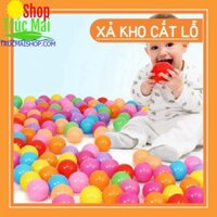 Túi 100 quả bóng nhựa đồ chơi trẻ em - Sản phẩm an toàn cho bé ✅ sản xuất tại Việt Nam