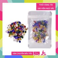 Túi 100g thỏi vàng ngũ sắc đặt bàn thờ thần tài, bát nhang, chậu cây, bể cá cảnh siêu đẹp