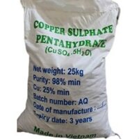 Túi 1kg Phân Bón Copper Sulphate Pentahydrate (CuSO4.5H2O) (Dạng bột)