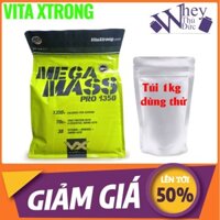 (Túi 1kg) VITAXTRONG Mega Mass - Sữa tăng cân tăng cơ 60gr Pro mỗi servings