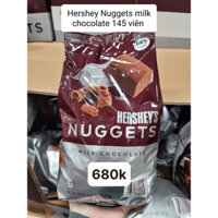 TÚI 1kg5 KẸO SOCOLA SỮA Hershey's Nuggets 145 viên Milk Chocolates