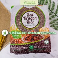 Túi 2 kg Gạo lứt huyết rồng HƯƠNG DỨA, NGON,DẺO,THƠM MÙI LÁ DỨA - Nhà Hữu Cơ