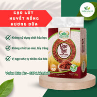 Túi 2 kg Gạo lứt huyết rồng HƯƠNG DỨA, NGON,DẺO,THƠM MÙI LÁ DỨA - Vườn Hữu Cơ