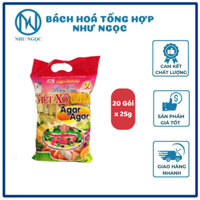 TÚI 20 GÓI -  Bột Rau Câu Agar Việt Xô Gold Gói 25g - Date 3/2025 - Bách Hóa Tổng Hợp Như Ngọc