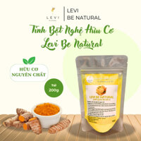 Túi 200g Tinh Bột Nghệ Hữu Cơ Levi Bổ Sung Dưỡng Chất Cải Thiện Tiêu Hóa Tăng Cường Chuyển Hóa Bảo Vệ Sức Khỏe Hiệu Quả