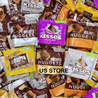 [Túi 283g đến 306g ] Kẹo socola Chocolate HERSHEY’S  Kisses & Nuggets size Share của Mỹ