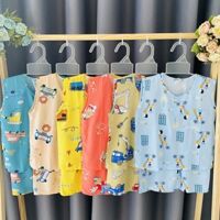 Túi 3 Bộ Đồ Tole Lanh Bé Trai - Mẫu Áo Sát Nách, Quần Đùi - Có 14 Size cho bé 5-45 Kg - 2