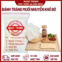 (Túi 350G) Bánh Tráng Phơi Sương Muối Nhuyễn Cao Cấp Khô Bò - Đẳng Cấp Bánh Tráng Ngọc Trinh