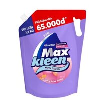 Túi 3,8kg nước giặt Maxkleen có nút mở túi tiết kiệm