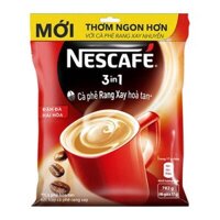 Túi 46 gói x 17g NESCAFE 3in1 Rang xay Đậm Đà Hài Hòa (NET ĐỎ)