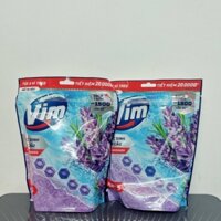 Túi 5 bộ viên treo bồn cầu Vim Power hương Lavender (55gx5)