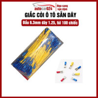 Túi 50 chiếc jack đấu còi xe máy 6.3mm đa năng