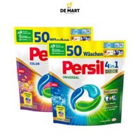 Túi 50 viên giặt xả quần áo cao cấp PERSIL