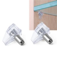 Túi 500 Cái Chốt Kệ, Đỡ Tầng, Đỡ Kính Bọc Mika Trong Suốt