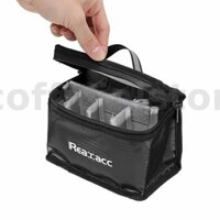 Túi an toàn pin Lipo chống nước chống cháy Realacc (155x115x90mm) có tay cầm phát sáng