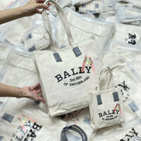 Túi bally tote vải 3 size cho nữ canvas đeo vai