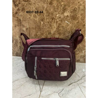 Túi, balo, cặp  sài gòn Túi đeo chéo nữ, túi xách nữ vải dù chống nước nhiều ngăn form hộp ngang tiện dụng thời trang tr