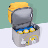 Túi Balo đựng bỉm sữa 2 ngăn tầng hình tuần lộc cho mẹ bỉm (có ảnh thật)