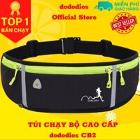 Túi bao tử đeo hông, đeo bụng, đeo chéo nam nữ chạy bộ tập gym dododios, Túi đeo hông chạy bộ thể thao nam, nữ , túi đeo bụng chạy bộ thiết kế dây nịt, không thấm nước, có lỗ tai nghe thông minh và dải phản quang an toàn - Màu Đen - CB2