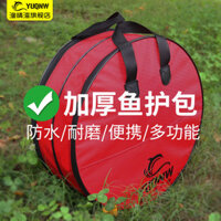Túi Bảo Vệ Cá Mới Tròn Đôi Dày Chống Thấm Nước Túi Câu Cá Vải Túi Bảo Vệ Sao chép Túi Lưới Đa Năng Câu Cá Túi